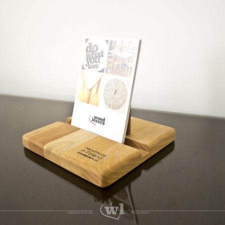 Wooden stand for leaflets A6, A5, A4