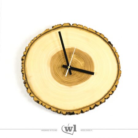 Plasterclock - hölzerne Uhr