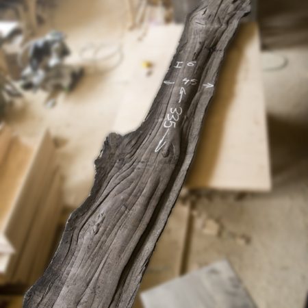 Moseeg (Bog Oak) planke – 6x45x335cm (2.4x17.7x132’’)