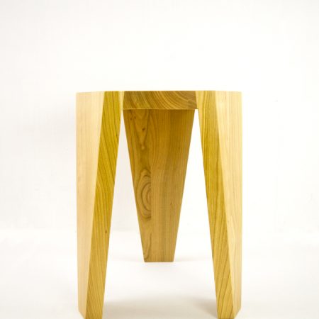 HOOX - modern stool / night table made of solid wood